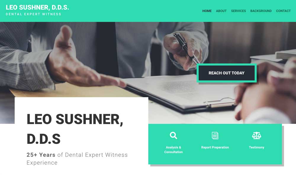 LEO SUSHNER, D.D.S – Dental Expert Witness