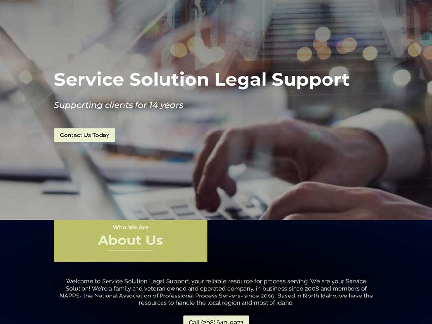 Service Solution Legal Support